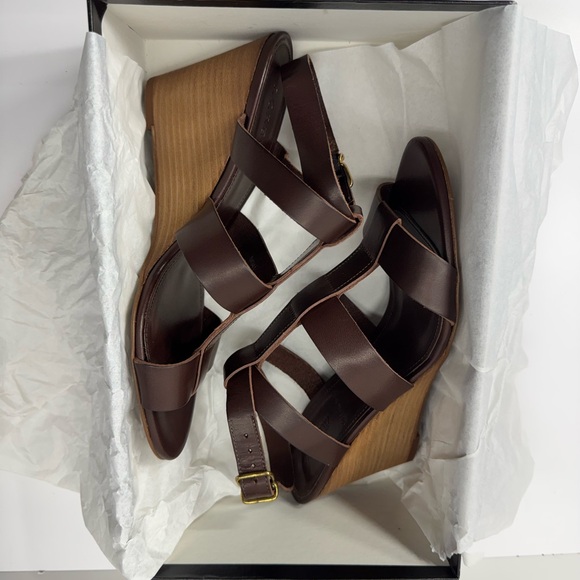 J Crew Strap Olympia Wedge Sandal - Picture 6 of 6